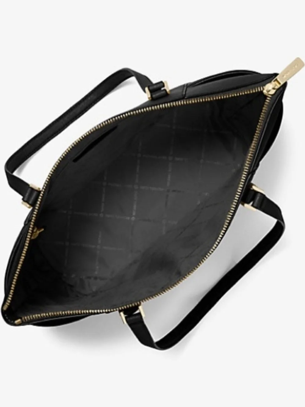 NWT Michael Kors Charlotte Large Saffiano Leather Top-Zip Tote Bag - Picture 7 of 7